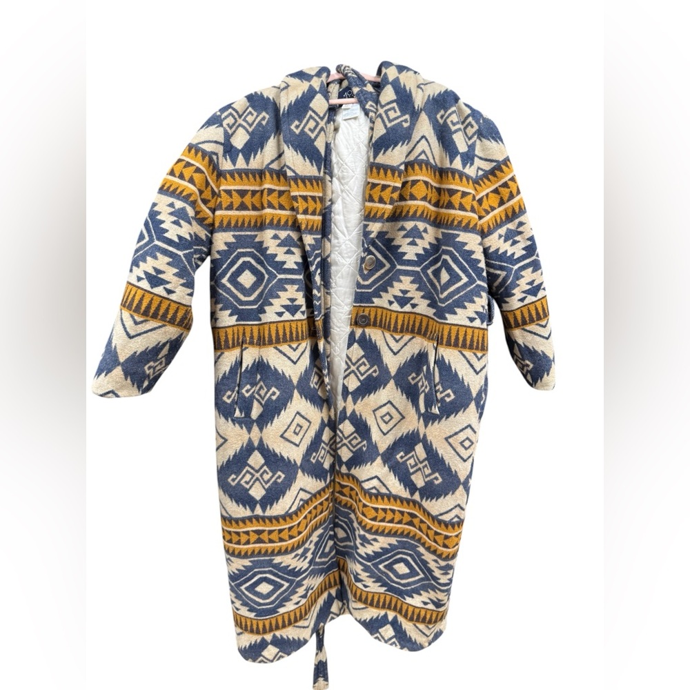 Mondi Sport Southwestern Blanket Full Lenth Winter Coat